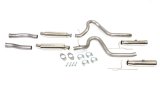 Pypes Pype Bomb Exhaust Systems SFM29V System, Bomb, Cat-back, Stainless, Natural, Split Rear Exit, Ford, 4.2L, 4.6L Modular, 5.0L, Kit thumbnail 7