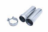 Pypes Exhaust Pipe Adapters 3 Inch 409 Stainless Steel PVA16 Pipe, Connector, Ball and Socket, 3.00 in. I.D. Steel, Natural, Kit thumbnail 3