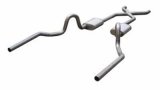 Pypes Turbo Pro Exhaust Systems SGA10T30 Crossmember Back Kit, 1964-72 GM A-Body 2.5" w/ X-pipe 18" Muffler thumbnail 1
