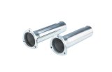 Pypes Stainless Steel Collector Reducers with 3 Inch Outlet PVR13S Header Reducers, 3-Bolt Flange, 3.5 in. Inlet, in. Outlet, Steel, Polished, Pair thumbnail 1