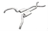 Pypes Violator Dual Exhaust Systems SGF60V System, Violator, Header-Back, Stainless Steel, Natural, Chevy, Pontiac, Kit thumbnail 2