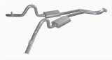 Pypes Violator Dual Exhaust Systems SGG50V System, Violator, Cat-Back, Stainless Steel, Natural, Buick, Chevy, Pontiac, V8, Kit thumbnail 2