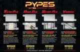 Pypes Race Pro Dual Exhaust Systems SMC41R System, Pro, 3.0 in., Cat-Back, 409 Stainless Steel, Natural, X-Pipe, Muffler, Dodge, Kit thumbnail 1