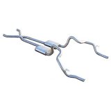 Pypes Street Pro Exhaust Systems SGF13S System, Pro, Header-Back, Stainless Steel, Natural, Chevy, Pontiac, V8, Kit thumbnail 3