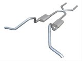 Pypes Violator Dual Exhaust Systems SGB10V System, Violator, Crossmember Back, Stainless Steel, Natural, X-Pipe, Chevy, Full Size Car, Kit thumbnail 2