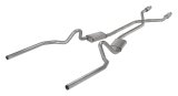 Pypes Street Pro Exhaust Systems SGG922SE Systems, Crossmember Back w/X-Pipe, 78-88 El Camino SS Split Rear Dual Exit 2.5 in Intermediate thumbnail 2