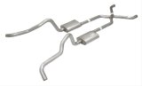 Pypes Turbo Pro Exhaust Systems SGC16T Systems, Pro, Crossmember-Back, Stainless Steel, Natural, Chevy, Kit thumbnail 1