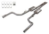 Pypes Violator Dual Exhaust Systems SMC42V System, Violator, 3.0 in., Cat-Back, 409 Stainless Steel, Natural, H-Pipe, Muffler, Dodge, Kit thumbnail 2