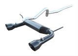 Pypes Converter-Back Exhaust Systems SJJ17SB 2007-14 Jeep Wrangler 2 Door Catback Dual Exit BLK thumbnail 2
