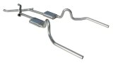Pypes Turbo Pro Exhaust Systems SGA11T30 Crossmember Back Kit, 1964-72 GM A-Body 2.5" w/ X-change 18" Muffler thumbnail 1
