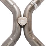 Pypes Street Pro Exhaust Systems SGB45S System, Pro, Crossmember Back, 409 Stainless Steel, Natural, H-Pipe, Rear Exit, Chevy, Impala, Kit thumbnail 4