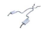 Pypes Street Pro Exhaust Systems SCC10S System, Pro, Crossmember Back, Stainless Steel, Natural, X-Pipe, Chevy, Kit thumbnail 3