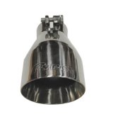 Pypes Stainless Steel Round, Polished 2.50 Inch Exhaust Tip EVT94 EXHAUST TIPS thumbnail 3