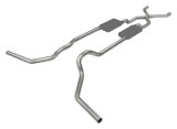 Pypes Turbo Pro Exhaust Systems SFT65T Systems, Pro, Crossmember-Back, Stainless Steel, Natural, Mufflers, Ford, Kit thumbnail 2
