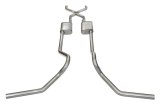 Pypes Turbo Pro Exhaust Systems SFT65T Systems, Pro, Crossmember-Back, Stainless Steel, Natural, Mufflers, Ford, Kit thumbnail 3