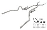 Pypes Street Pro Exhaust Systems SGA48S System, Pro, 2.50 in., Crossmember Back, 409 Stainless Steel, Natural, H-Pipe, Muffler, Oldsmobile, V8, Kit thumbnail 3