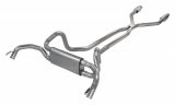 Pypes Race Pro Dual Exhaust Systems SGF940E Systems, Crossmember Back w/H-Pipe System 75-81 F-Body Split Rear Exit 2.5 in Intermediate thumbnail 3