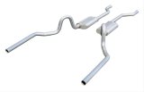 Pypes Street Pro Exhaust Systems SGA30S System, Pro, Header-Back, Stainless Steel, Natural, Buick, Chevy, Oldsmobile, Pontiac, V8, Kit thumbnail 2