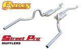 Pypes Street Pro Exhaust Systems SGA30S System, Pro, Header-Back, Stainless Steel, Natural, Buick, Chevy, Oldsmobile, Pontiac, V8, Kit thumbnail 3