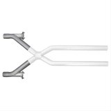 Pypes X-Pipe Dumps XVX13F Crossover Pipe, X-Pipe, Dump Extensions, 3.0 in., Stainless Steel, Natural, Universal, Kit thumbnail 2