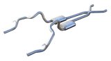 Pypes Turbo Pro Exhaust Systems SGF11T Systems, Pro, Crossmember-Back, Stainless Steel, Natural, Chevy, Pontiac, Kit thumbnail 2