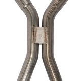 Pypes Street Pro Exhaust Systems SFF41S System, Pro, Crossmember Back, 409 Stainless Steel, Natural, H-Pipe, Rear Exit, Ford, Fairlane, Kit thumbnail 4