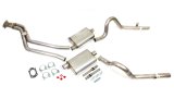 Pypes Race Pro Dual Exhaust Systems SGG50R System, Pro, Cat-Back, Stainless Steel, Natural, Buick, Chevy, Pontiac, V8, Kit thumbnail 3