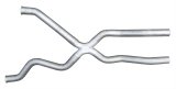 Pypes Off-Road X-Pipes XGI10 Crossover Pipe, X-Pipe, Stainless Steel, Natural, 2.50 in. Diameter, Chevy, Kit thumbnail 1