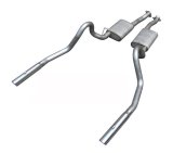 Pypes Violator Dual Exhaust Systems SFM27V System, Violator, Cat-Back, Stainless Steel, Natural, Polished Tips, Ford, 4.6L, Kit thumbnail 2