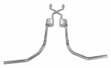 Pypes Turbo Pro Exhaust Systems SFT965TE Systems, Pro, Crossmember-Back, Stainless Steel, Natural, Mufflers, Ford, Kit thumbnail 1