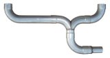 Pypes Diesel Truck Stacks STD005 Stack Y-Pipe, Dual 5 in. Stacks, Kit thumbnail 1