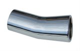 Pypes Stainless Steel GTO, Polished 2.50 Inch Exhaust Tip EVT42 Tips, Steel, Polished, Straight Cut, 2.5 in. Inlet, Pair thumbnail 2