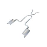Pypes Race Pro Dual Exhaust Systems SCC12R System, Pro, Header Back, Stainless Steel, Natural, X-Pipe, Chevy, Kit thumbnail 3