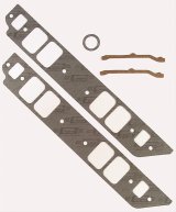 Mr. Gasket Standard Intake Sets 121 Gaskets, Intake, Composite, Rectangle Raised, 2.50 in. x 1.75 in. Port, .060 in. Thick, Chevy, 396-454, Set thumbnail 1