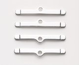 Mr. Gasket Valve Cover Clamps 9817 Hold-Down Tabs, Cover, Steel, Chrome Plated, Long, Universal, Set of 4 thumbnail 1