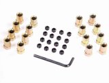 Mr. Gasket Sure-Lock Rocker Arm Nuts 923G Polylocks, 3/8 in.-24 Thread, .540 in. Outside Diameter, Set of 16 thumbnail 2