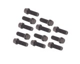 Mr. Gasket Header Bolts 917 Bolts, Hex Head, Steel, Black Oxide, 3/8 in.-16, 1.000 in. U.H.L., Set of 12 thumbnail 1