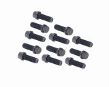 Mr. Gasket Header Bolts 917 Bolts, Hex Head, Steel, Black Oxide, 3/8 in.-16, 1.000 in. U.H.L., Set of 12 thumbnail 2