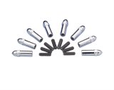 Mr. Gasket Valve Cover Y-Wing Bolt Kits 6304 Stud, Chrome Acorn Nuts, 1 3/8 length, 8 Studs, 1/4-20 x 7/8 in., Thread, Set of 8 thumbnail 1