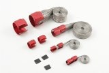 Mr. Gasket Flex-Braid Hose Sleeving Kits 8090 Sleeve, Sleeving, Red, Kit thumbnail 1