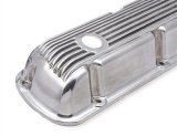 Mr. Gasket Cast Aluminum Valve Covers 6861G Cover Set, Aluminum, Polished, Ford, Pair thumbnail 3