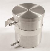 Mr. Gasket Aluminum Cool Cans 1350 Fuel Can, Aluminum, 3/8 in. Hose Nipple Inlet/Outlet, Each thumbnail 1