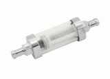 Mr. Gasket Clear View Fuel Filter with 0.313 in. Inlet Size 9747 Filter, Inline Mount, Clearview, Chrome, 5/16 Hose Barb Inlet, Outlet, Each thumbnail 2
