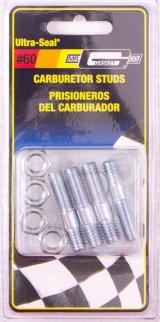 Mr. Gasket Carburetor Studs 60 Studs, Steel, Zinc Plated, 5/16-18/24 in. x 1.500 in. Long, Set of 4 thumbnail 2