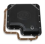 Mr. Gasket Automatic Transmission Oil Pans 9756BMRG Pan, Stock, Steel, EDP Coated Black, Ford C6, Each thumbnail 1