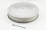 Mr. Gasket Easy-Flow Air Cleaners 9790 Cleaner Assembly, Competition Chrome, 14" Diameter x 3" H, 5 1/8" Flange thumbnail 2