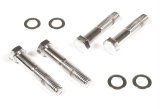 Mr. Gasket Chrome Water Pump Bolts 4998 Bolts, Chrome, Pump, Small and Big Block, Chevy, Long Pump, Hex Head, Kit thumbnail 1