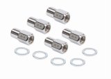 Mr. Gasket Lug Nuts 4301G Nuts, Shank with Washer, 1/2 in. x 20 RH, Open End, Chrome Plated Steel, Set of 5 thumbnail 2