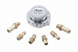 Mr. Gasket Fuel Pressure Regulators 9710 Regulator, Chrome Plated, 1-6 psi, Universal, Each thumbnail 2