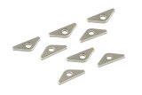 Mr. Gasket Valve Cover Clamps 9899 Hold-Down Tabs, Steel, Chrome Plated, Universal, Set of 8 thumbnail 1